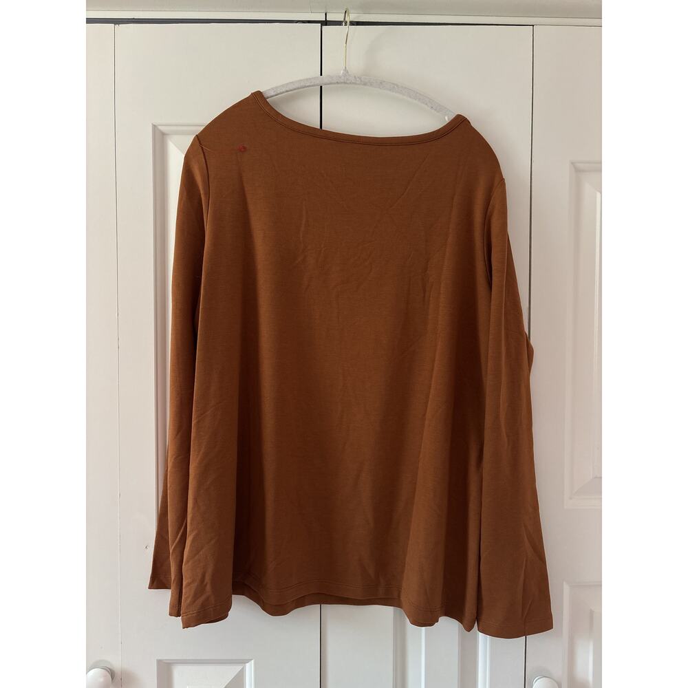 Banana Republic Women's Brown Long Sleeve Shirt XL - Picture 6 of 6
